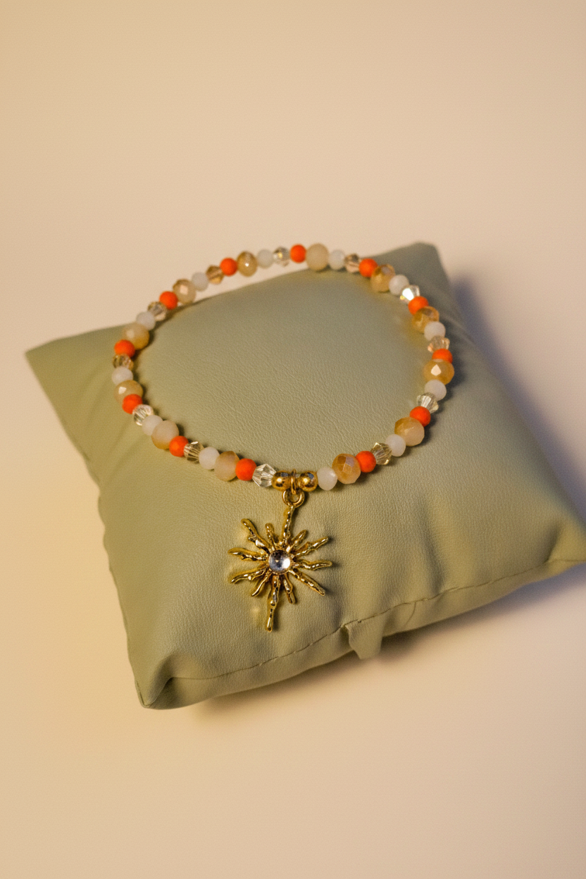 Coral Bracelet & Anklet Duo