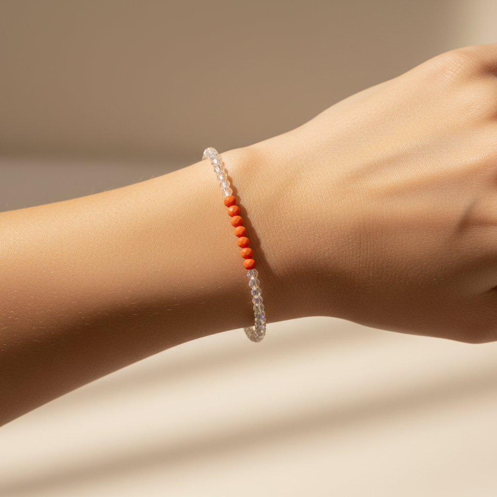 Coral Bracelet & Anklet Duo
