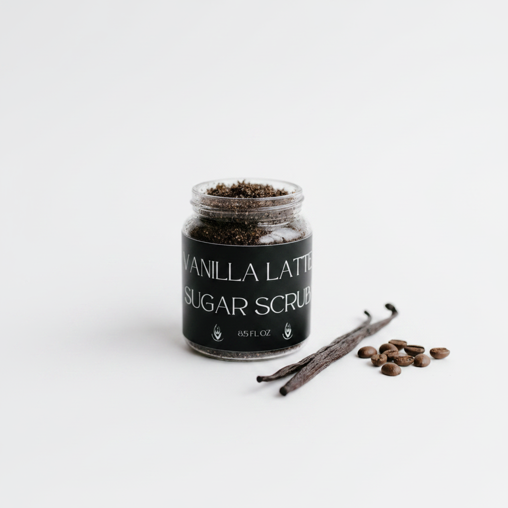 Vanilla Latte Sugar Scrub, 16 oz